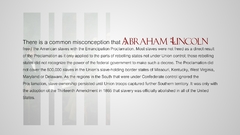 Abraham Lincoln Typography USA