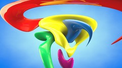 Abstract 3d animated Cinema4D