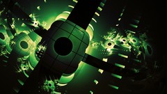 Abstract 3d digital art cgi