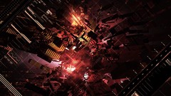 Abstract 3d futuristic