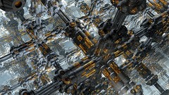 Abstract 3d nexus futuristic