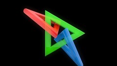 Abstract 3d Pokeball digital art Cinema4D