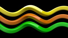 Abstract 3d Pokeball digital art Cinema4D