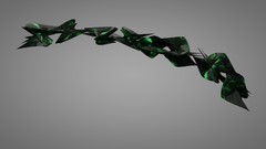 Abstract 3d Pokeball digital art Cinema4D