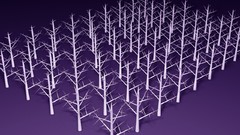 Abstract 3d purple background