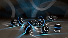 Abstract 3d shadows the wall digital art