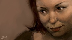 Abstract advertisement artwork pinups