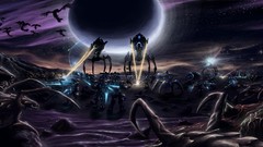 Abstract Aliens Zerg invasion starcraft ii fantasy art Protoss