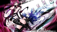 Abstract Anime Cards Shorts pink hair long hair anime girls 