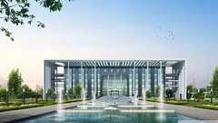 Abstract architecture concept art