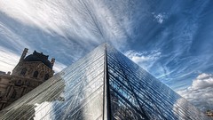 Abstract architecture reflections buildings skyscapes