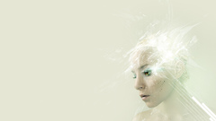 Abstract Art beautiful eyes