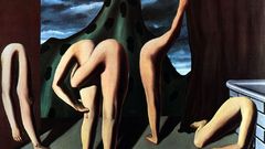 Abstract artwork Rene Magritte