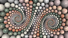 Abstract balls digital art