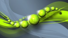 Abstract balls shapes digital