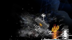 Abstract black background