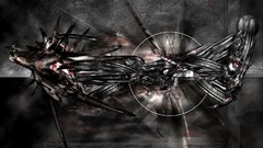 Abstract black background