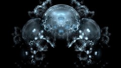 Abstract black background artwork digital art