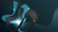 Abstract black blue vector