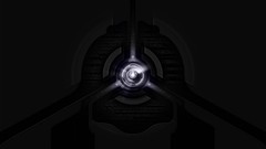 Abstract black futuristic