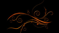 Abstract black gold simple