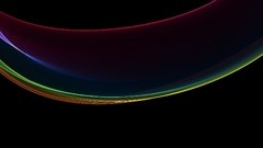 Abstract black minimalistic waves