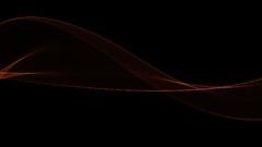 Abstract black minimalistic waves