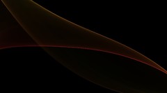 Abstract black minimalistic waves