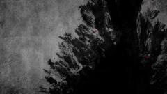 Abstract black paint