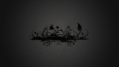 Abstract black patterns grayscale