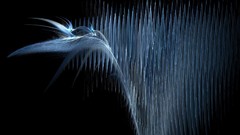 Abstract black silver