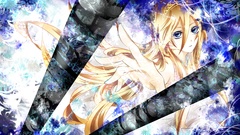 Abstract blondes long hair anime girls vocaloid Lily (Vocaloid)