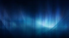 Abstract blue aurora borealis