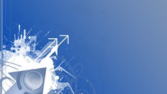 Abstract blue background vectors