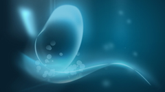 Abstract blue circles