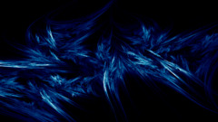 abstract blue digital art shapes