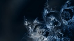 Abstract blue fire Fractals