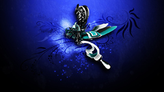 Abstract blue Flowers