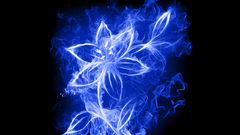 Abstract blue Flowers