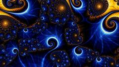 Abstract blue Fractals