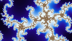 Abstract blue Fractals