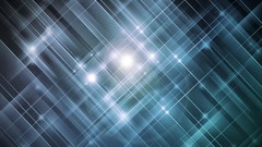 Abstract blue lights sparkles