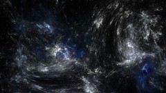 Abstract blue outer space