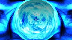 Abstract blue Sphere