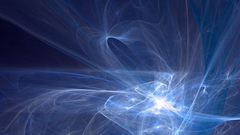 Abstract blue swirls