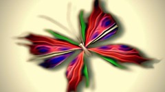 Abstract blurred Butterflies