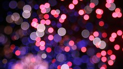 Abstract bokeh dots