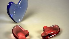 Abstract broken heart