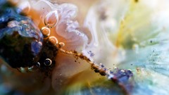 Abstract bubbles artwork