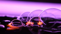 Abstract bubbles artwork